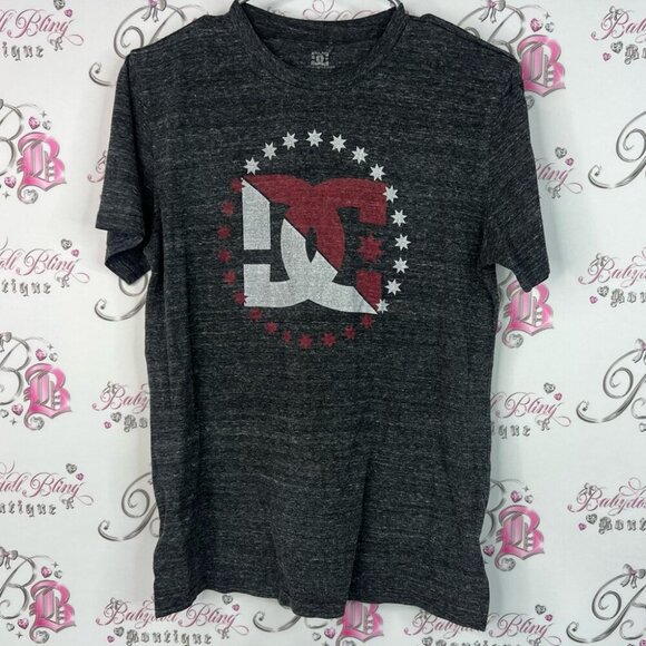 DC Other - DC tshirt tee graphic skate board Men's Charcoal and Red Graphic Tee